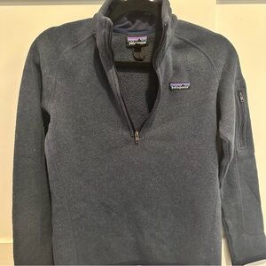 Patagonia Blue Quarter-Zip Better Sweater